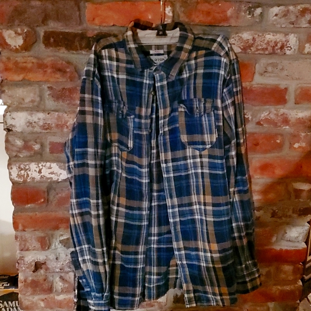 Mens burton flannel